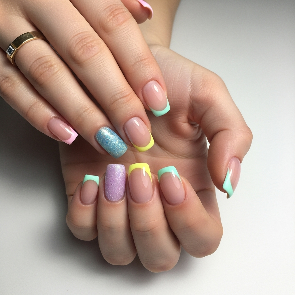 Kolorowy french manicure: nowe trendy w klasycznej stylizacji paznokci